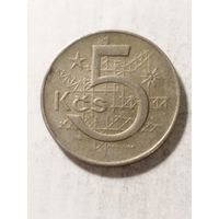 Чехословакия 5 крон 1974