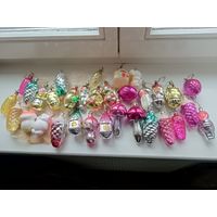 Ёлочные игрушки, грилянды СССР.