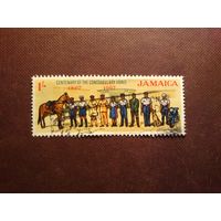 Ямайка 1967 г. Столетие полицейским силам Ямайки./23а/