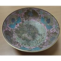 Конфетница латунь. 20 см. Индия, времен СССР