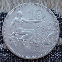 Чехословакия 10 крон 1931 года. Серебро! Сторгуй за свою цену, предложи обмен! S-30