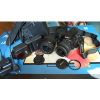 Sony Alpha SLT-A37 Kit + доп. объектив + фотовспышка + ...