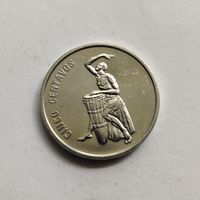 Доминикана 5 сентаво 1989 г.