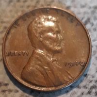 1 цент 1940 США  МД Филадельфия