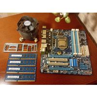 Комплект Intel Xeon x3470 (Gigabyte GA-H55M-UD2H), 16Gb