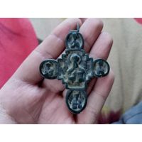 Створка квадрифолийного энколпиона 15 в. с изображением Николая Чудотворца