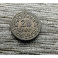 Werty71 Тунис 20 миллимов 1960
