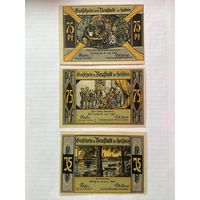 75-75-75 пфенигов (нотгельды) Германия г.Ньюштадт -1402