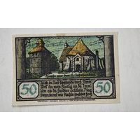 1921 год 50 пфеннигов  Германия