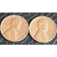 1 цент 1964 Р & D США