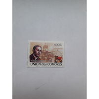 Марки Коморы Лауреат Нобелевской премии по медицине 1923 Ф Бантинг