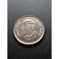 Канада 5 центов 2023 г.- Карл III