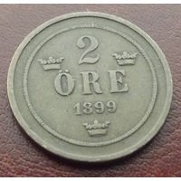 Швеция. 2 эре 1899