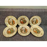Все лоты с 1 Рубля. Комплект тарелок на 6 персон. ГДР. Германия. Кахла. Kahla 70-е гг.