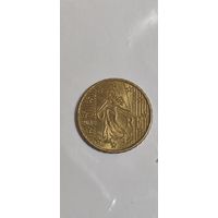 Франция 10 евроцентов 2018