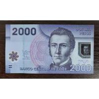 Чили 2000 песо 2013 год UNC P-162c полимер