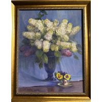 Явич Петр Максович (1918-2008) -ученик Пэна Ю.М. "Белая сирень". Витебск, 2006 год.