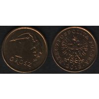 Польша y276 1 грош 2013 год (mw) (стар.тип) надп. вокруг орла (_5