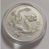 Китай 2025 серебро (1 oz) "Лунар - Год дракона" (первая монета серии)