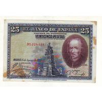 Испания. 25 песет 1928 года.