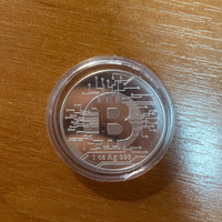 Чад 5000 франков 2022 года. Bitcoin. Серебро 999!