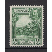 1934 Гренада /Grenada** 1/2 d Георг V  Пляж SG#135