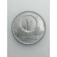 Литва 1 лит 2008 года .