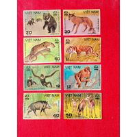 Вьетнам. Фауна. ( 8 марок ) 1981 года. 10-16.