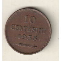 Сан-Марино 10 чентезимо 1938