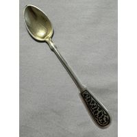 Ложка серебряная 875 пробы. СССР. "Чернь" 2