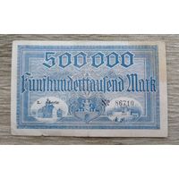 Werty71 Германия 500000 марок 1923 банкнота Гроссгельд Меране Саксония