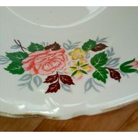 Тарелка-СССР. Клеймо. Добрушский фарфоровый завод (Добруш).