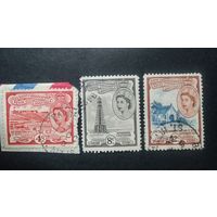 ВЕЛИКОБРИТАНИЯ. \23С\ Сент-Кристофер. Невис. Ангилья. 1954 г. Королева Елизавета