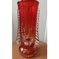 Ваза  Роза авт.Бердников.В.И. Первомайский стекольный з-д