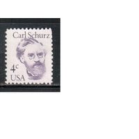 США-1983, (Мих.1632) , * (без клея) , Стандарт, Личности, Политик(одиночка),