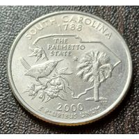 США , 2000     D    Квотер штата Южная Каролина    ( 1-5-4 )