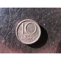 Норвегия. 10 эре. 1988. С 20 копеек. Распродажа коллекции. Смотрите другие лоты.