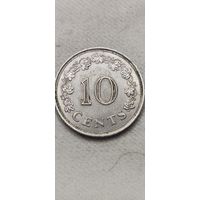 Мальта 10 цент 1972