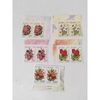 Беларусь 2008   5 сц.по 2 м (10 м)  цветы