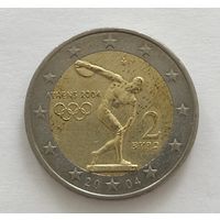 2 евро 2004 Греция летние олимп.игры