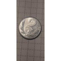 2 злотых Польша 1989 год