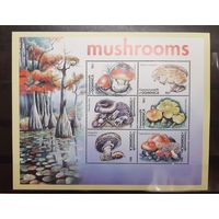Доминика. Флора. Грибы. Блок 6 марок (202)