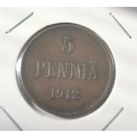 5 пенни 1912 г. С рубля