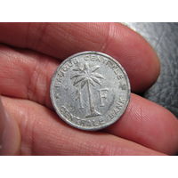 Руанда-Урунди 1 франк, 1960