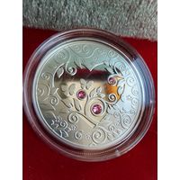 Моё сердце серебро редкая монета. Состояние! Обмен!