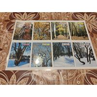Календарик,пластик,неразрезанные
