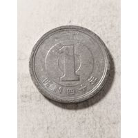 Япония 1 йена 1965