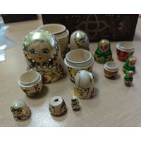 Матрешки, деревянные. 2шт. Комплектные