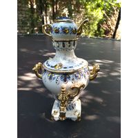 Самовар сувенирный Гжель.  Распродажа!