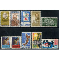Канада - 1969г. - 9 полных серий - 10 марок - гашёные. #3-WB-94-KS-5